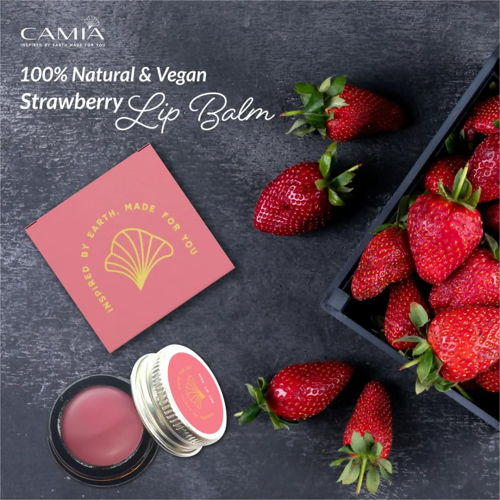 Camia Natural Strawberry Lip Balm | Grocsy