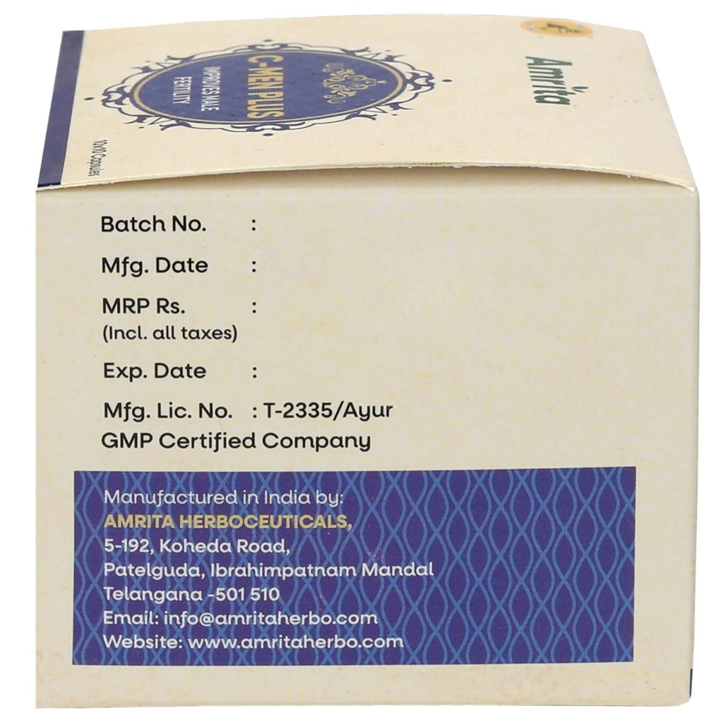 Amrita C- Men Plus Capsules | Grocsy