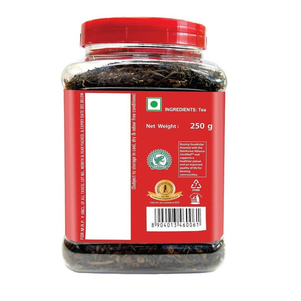 Goodricke Roasted Organic Darjeeling Tea Jar | Grocsy