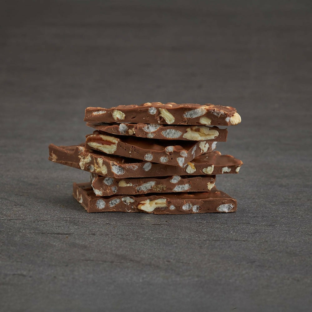 Smoor 35% Pecan and Puffed Rice Chocolate Barks | Grocsy