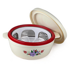 Cello Roti Plus Insulated Casserole Hot Pot Box Case with Lid - Red | Grocsy