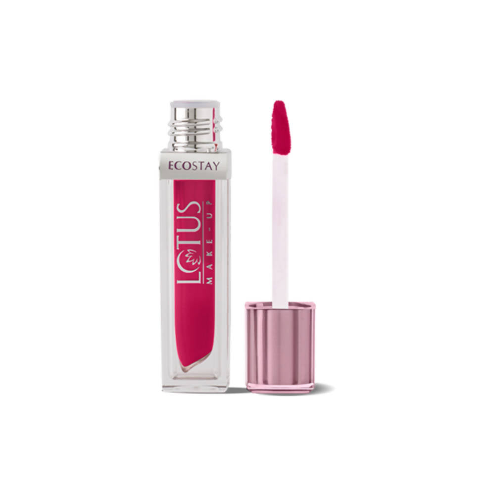 Lotus Herbals Make-Up Ecostay Matte Lip Lacquer - Fuchsia Girl | Grocsy