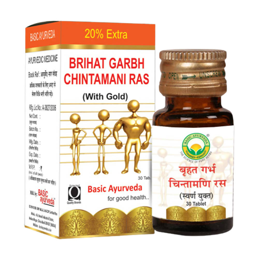 Basic Ayurveda Brihat Garbh Chintamani Ras | Grocsy