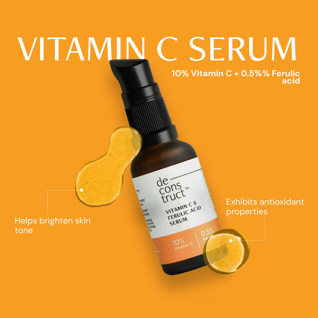 Deconstruct Brightening Duo - Vitamin C Serum + Clearing Serum | Grocsy