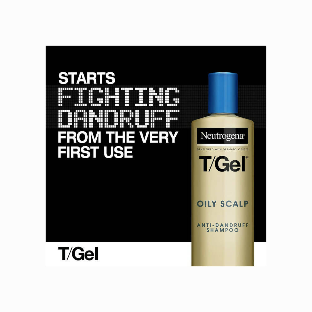 Neutrogena T/Gel Oily Scalp Anti-Dandruff Shampoo | Grocsy