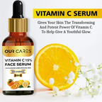 Our Cares Vitamin C Daily Glow Face Serum for Men & Women | Grocsy