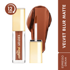 mCffaeine Shades Velvet Blur Matte Liquid Lipstick 12 Hrs Stay & Lightweight - Espresso Dream | Grocsy