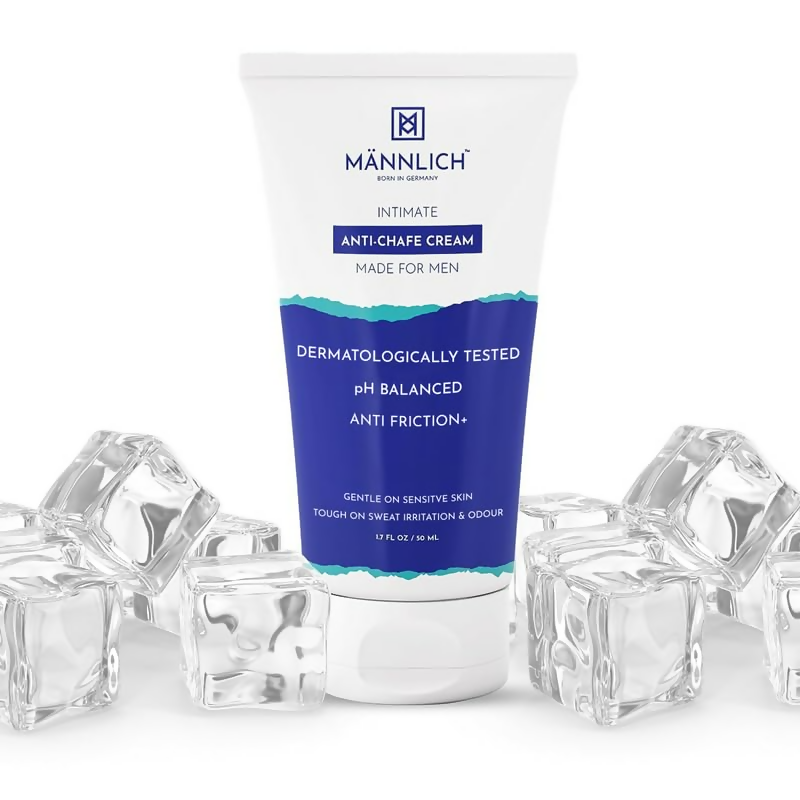 Mannlich Anti Chafing Cream For Men Anti-Rash Cream For Intimate Areas | Grocsy