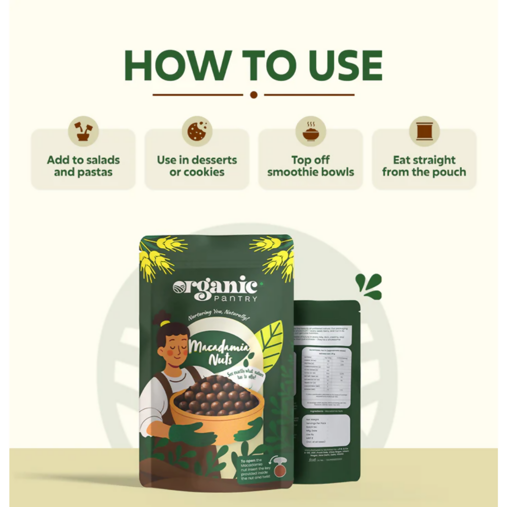 Organic Pantry Macadamia Nuts | Grocsy