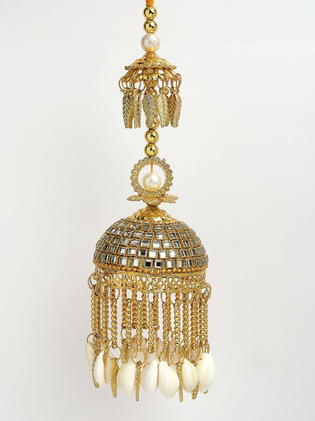 NVR Women's Pack Of 2 Gold-Polished Kundan Kaleera Sets | Grocsy