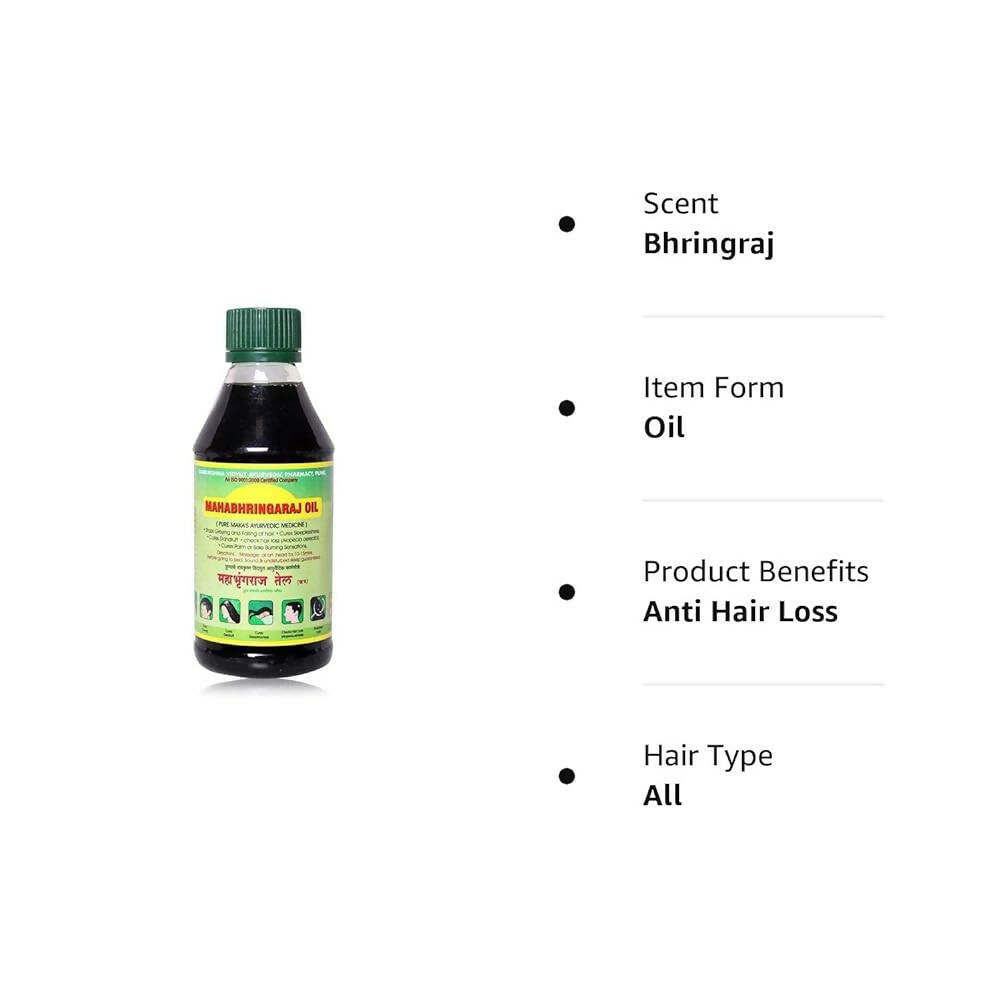 Mahabhringaraj Ayurvedic Hair Oil | Grocsy