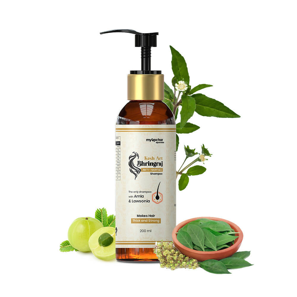 myUpchar Ayurveda KeshArt Bhringraj Anti-Hairfall Shampoo | Grocsy