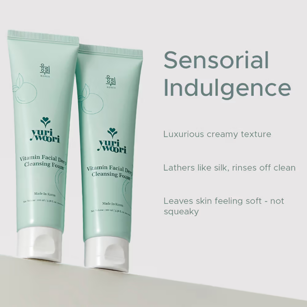 Yuri Woori Vitamin Facial Deep Cleansing Foam | Grocsy