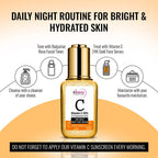 St.Botanica Vitamin C 20%, E & Hyaluronic Acid 24k Gold Night Face Serum | Grocsy