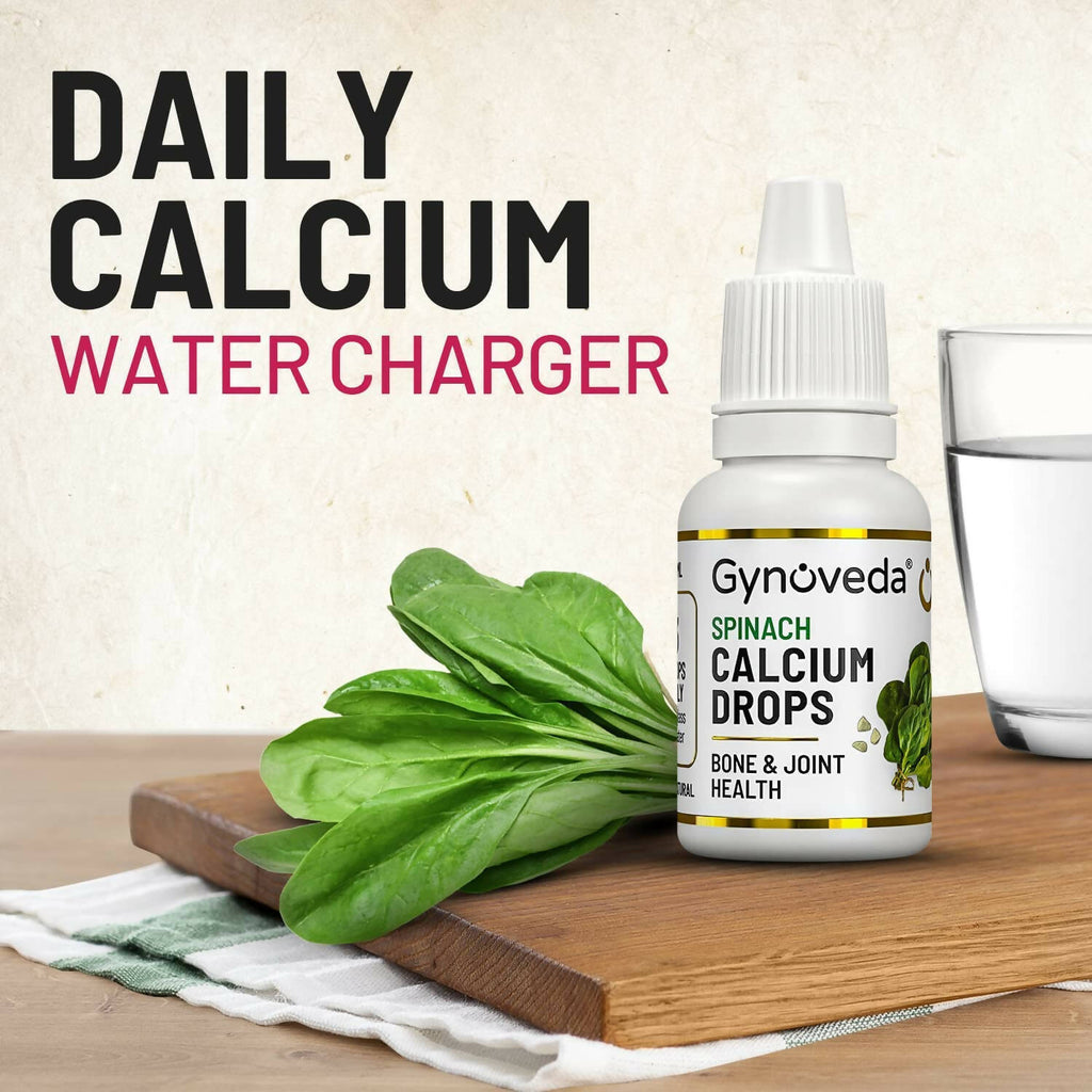 Gynoveda Spinach Calcium Drops | Grocsy