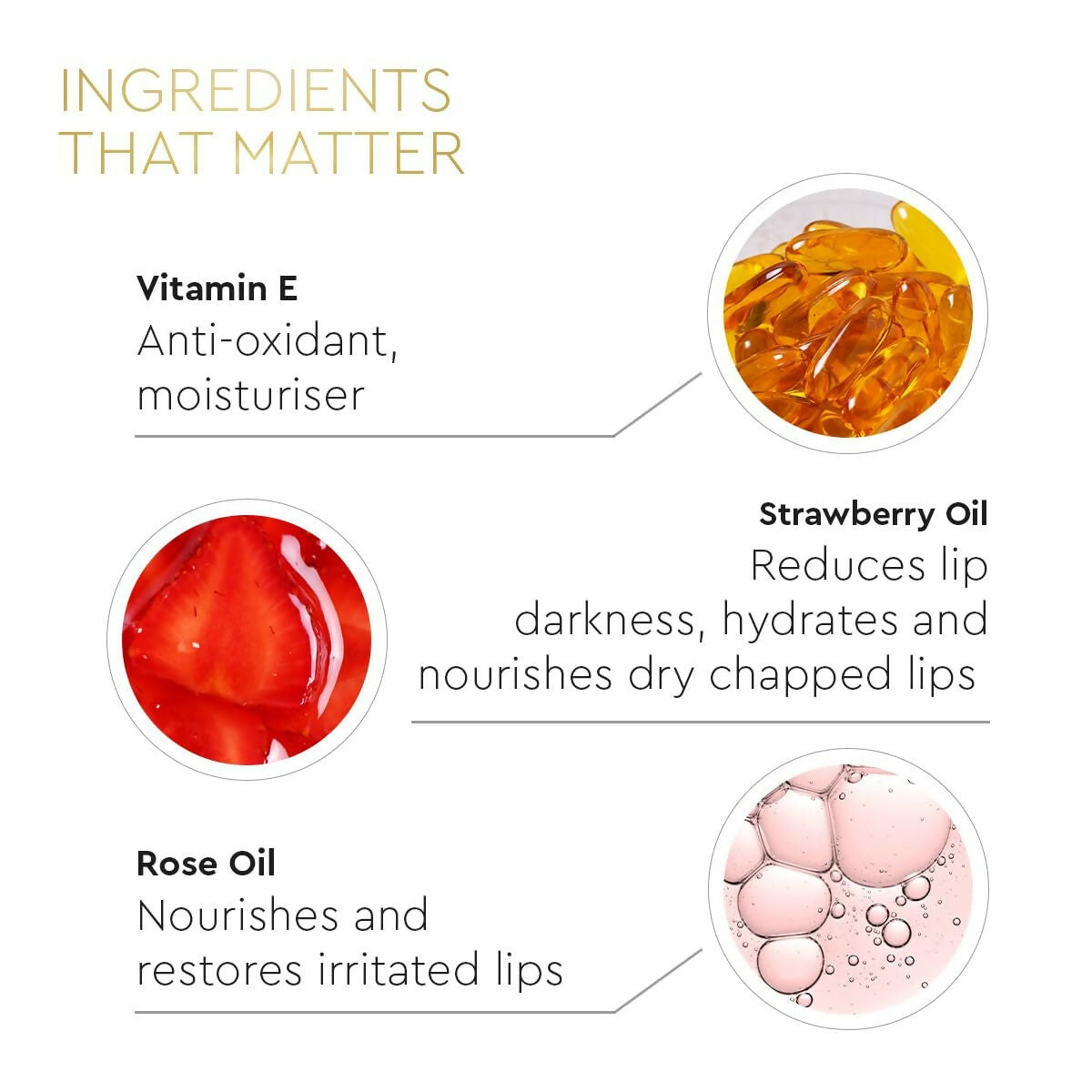VLCC Clinic Deep Nourishing Lip Balm Strawberry & Rose | Grocsy