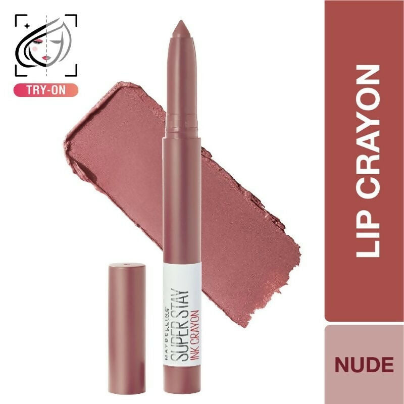 Maybelline New York Super Stay Crayon Lipstick - 15 Lead the Way | Grocsy