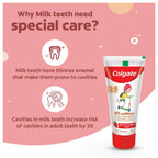 Colgate Toothpaste with Natural Strawberry Flavour for Kids | Grocsy