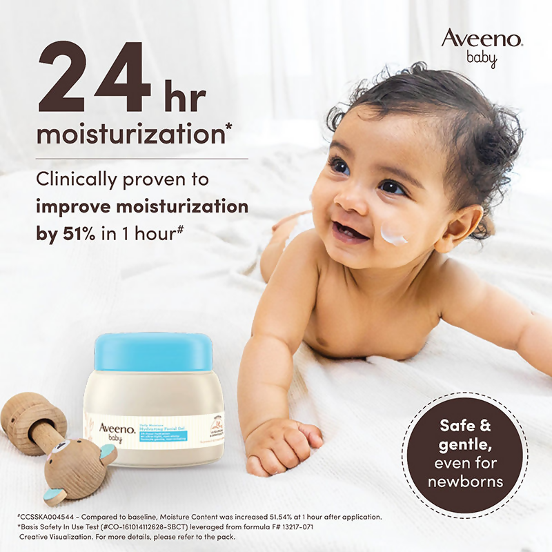 Aveeno Baby Daily Moisture Hydrating Facial Gel (Cream) | Grocsy