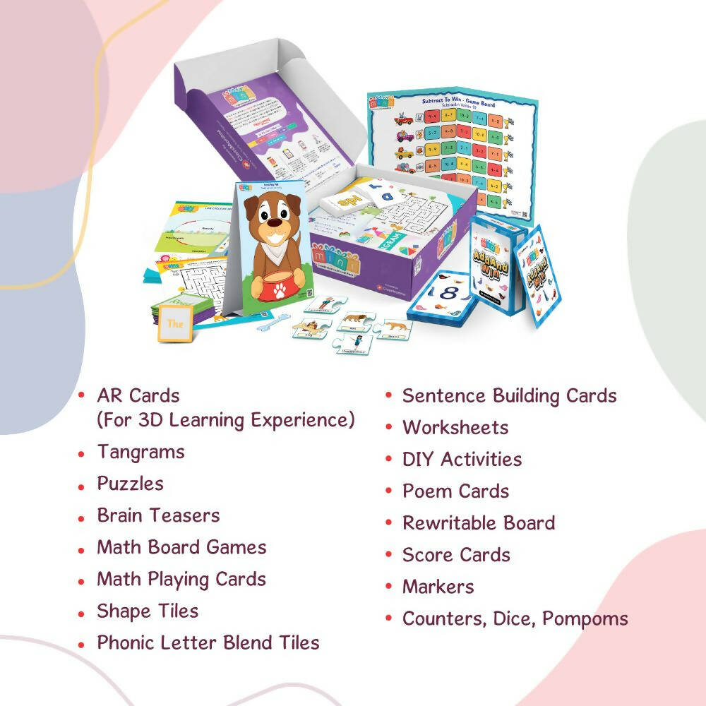 ClassMonitor Mini Learning Kit with Free Mobile App 14+ Learning & Education Topics for Preschool Learning Activities for Age 3 - 5 Years | Grocsy
