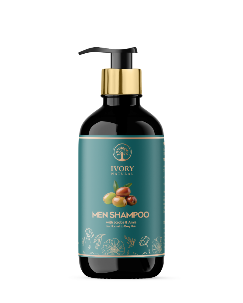 Ivory Natural Men Shampoo For Deep Cleansing, Scalp Wellness, Hair Shine & Dandruff Control | Grocsy