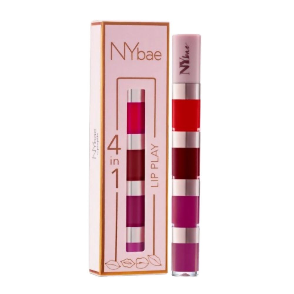 NY Bae 4 IN 1 Lip Play Liquid Lipstick - Rose Rush | Grocsy