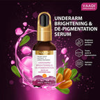 Vaadi Herbals Underarm Brightening & De-pigmentation Serum With Peony Root Extract & Green Seaweed | Grocsy