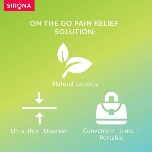 Sirona’s Beginner’s Hydrogel-Based Pain Relief Patch | Grocsy