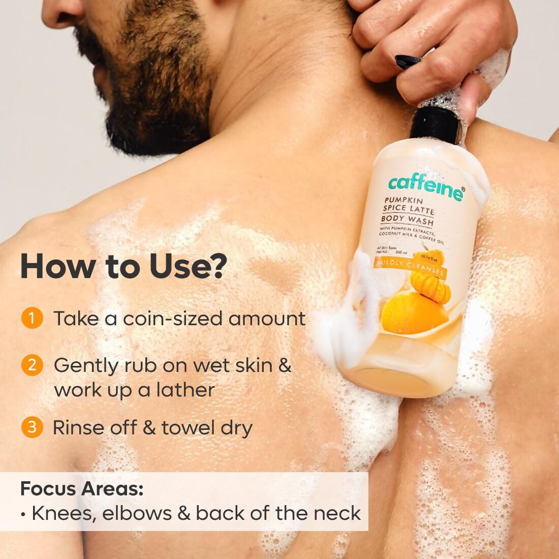 mCaffeine Pumpkin Spice Latte Body Wash | Grocsy