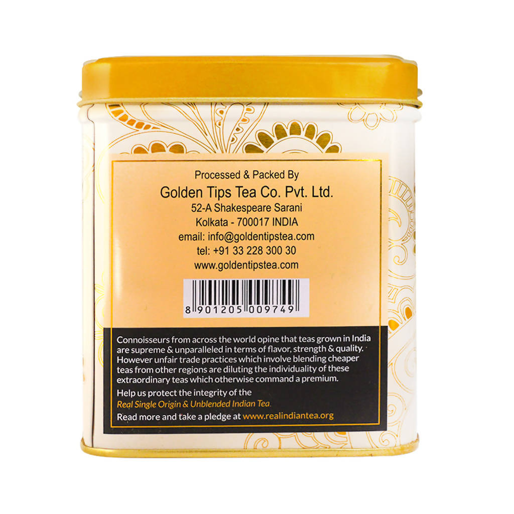 Golden Tips Vanilla Tea - Tin can | Grocsy