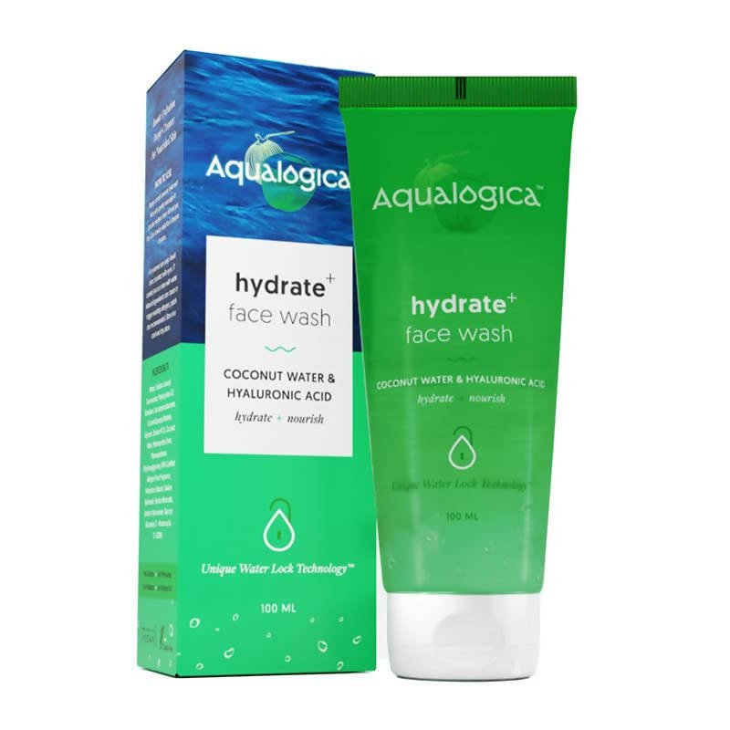 Aqualogica Hydrate+ Smoothie Face Wash with Coconut Water & Hyaluronic Acid | Grocsy