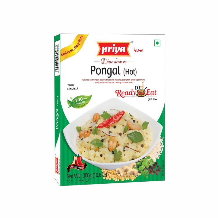Priya Ready To Eat Pongal (Hot) | Grocsy