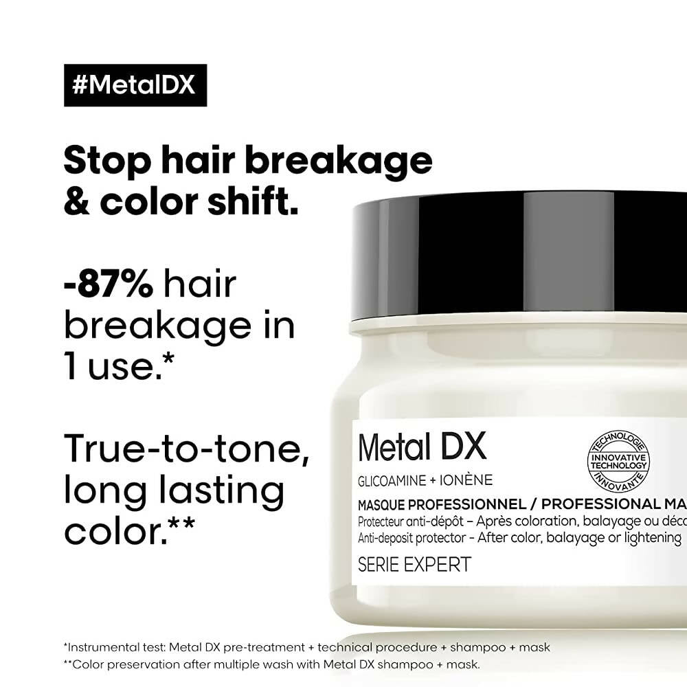 L'Oreal Paris Metal Dx Shampoo & Hair Mask Combo-Serie Expert | Grocsy