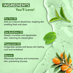 Botanic Hearth Tea Tree Body Wash with Sea Buckthorn Oil, Peppermint Oil | Grocsy