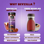 Bevzilla Classic Black Roast Strong Coffee Powder - Dark Wish | Grocsy