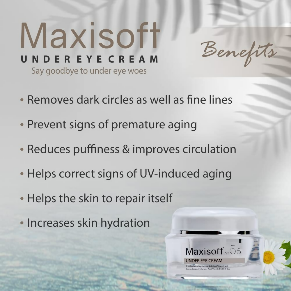 Maxisoft Under Eye Cream For Dark Circles | Grocsy