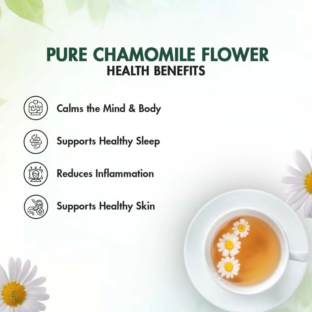 Sorich Organics Chamomile Flower Herbal Tea | Grocsy