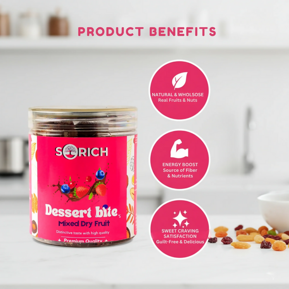 Sorich Organics Mixed Dry Fruits Bites | Grocsy