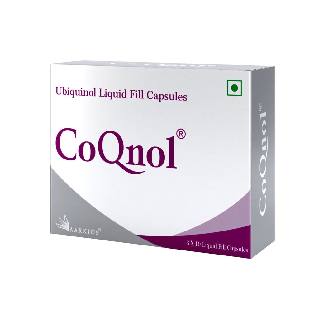 Aarkios CoQnol Ubiquinol 100 mg Capsules | Grocsy