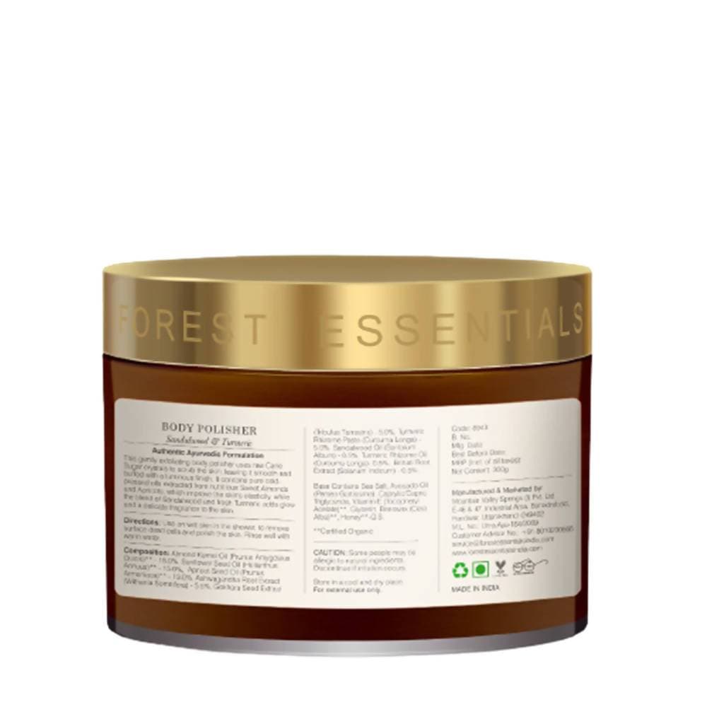 Forest Essentials Body Polisher Sandalwood & Turmeric | Grocsy