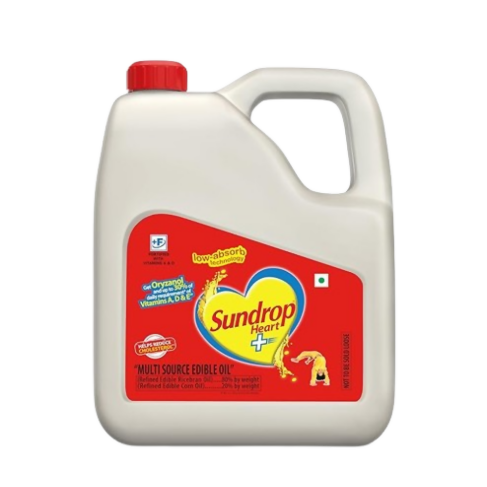 Sundrop Heart+ Rice Bran & Corn Oil | Grocsy
