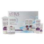 Lotus Herbals Radiant Platinum Cellular Anti-Ageing Facial Kit (170gm) | Grocsy