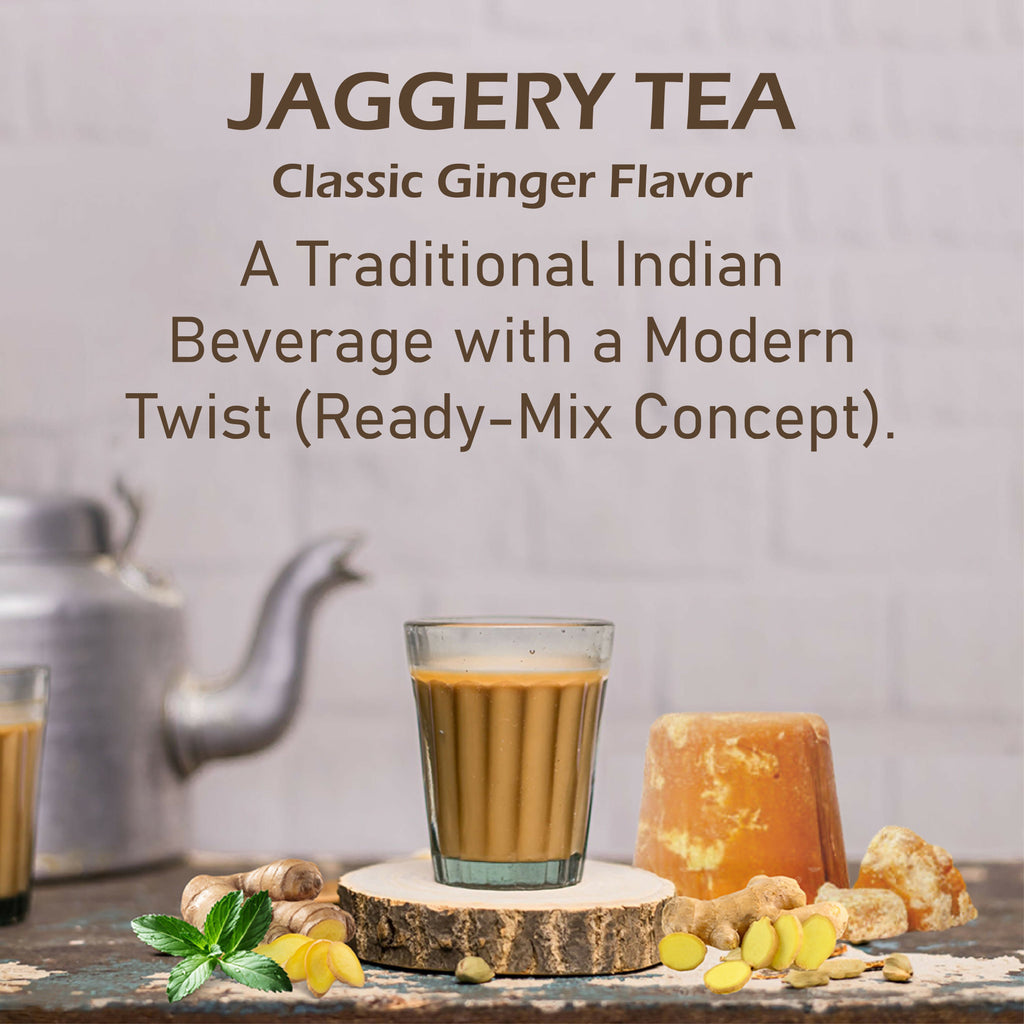 Naivedyam Classic Ginger Flavour Jaggery Tea | Grocsy