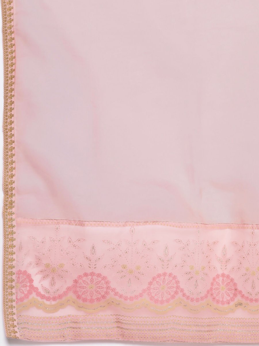 Ahalyaa Women's Traditional wear Kurta Set - Pink | Grocsy