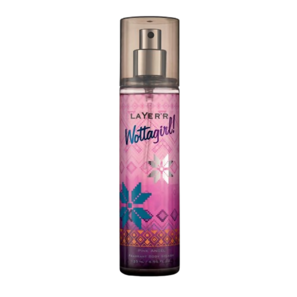 Layerr Wottagirl Pink Angel Body Splash For Her | Grocsy