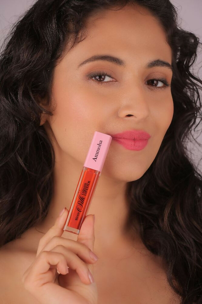 Ammoha Cosmetics Long-Lasting, Matte-Finished Spring Flamingo Color Liquid Lipstick | Grocsy