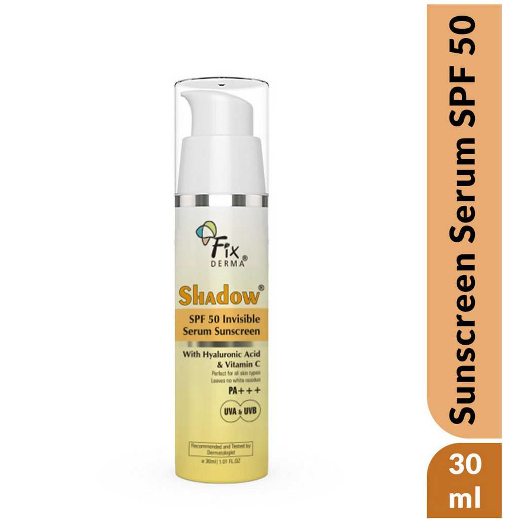Fixderma Shadow SPF 50 Invisible Serum Sunscreen | Grocsy