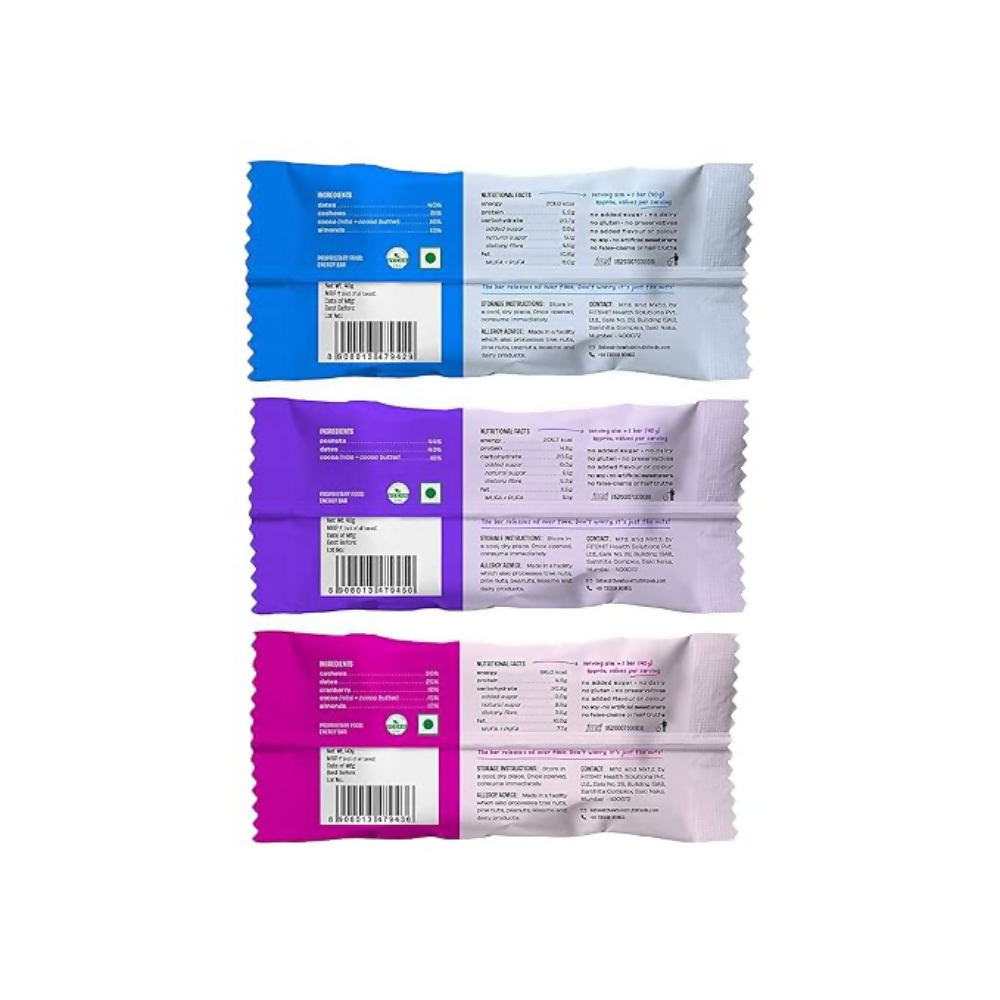 The Whole Truth Energy Bars - Supersaver Pack All-Flavours | Grocsy