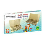 Kraftsman Wooden Portable Maths Number Counting Learning Game | Educational Toys | Montessori Games | Grocsy