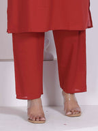 Miravan Womens Brown Straight Kurta Set | Grocsy
